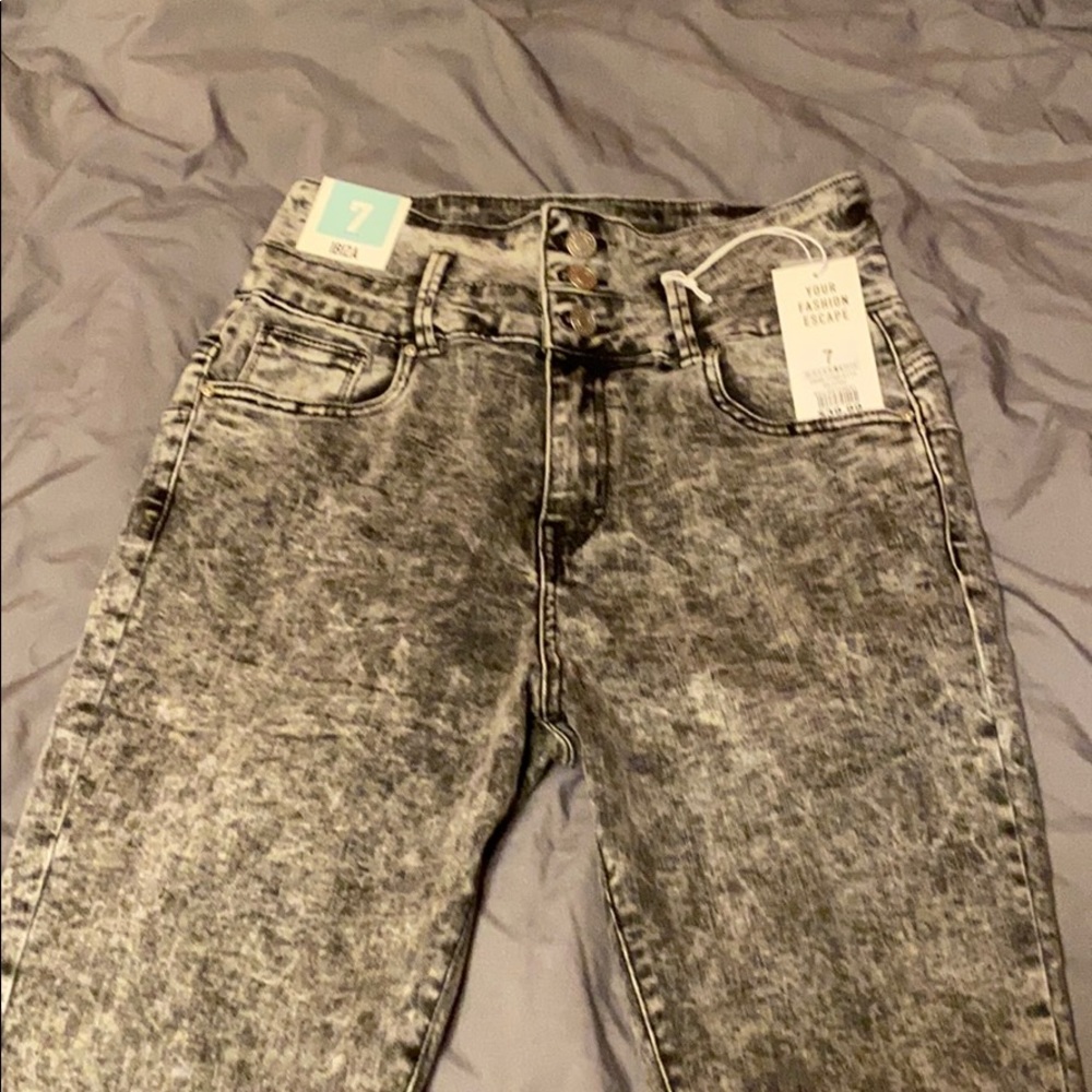Refuge high-wasted skinny jeans